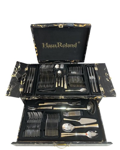 Süfrə ləvazimatları dəsti Haus Roland 00624, 86 parça