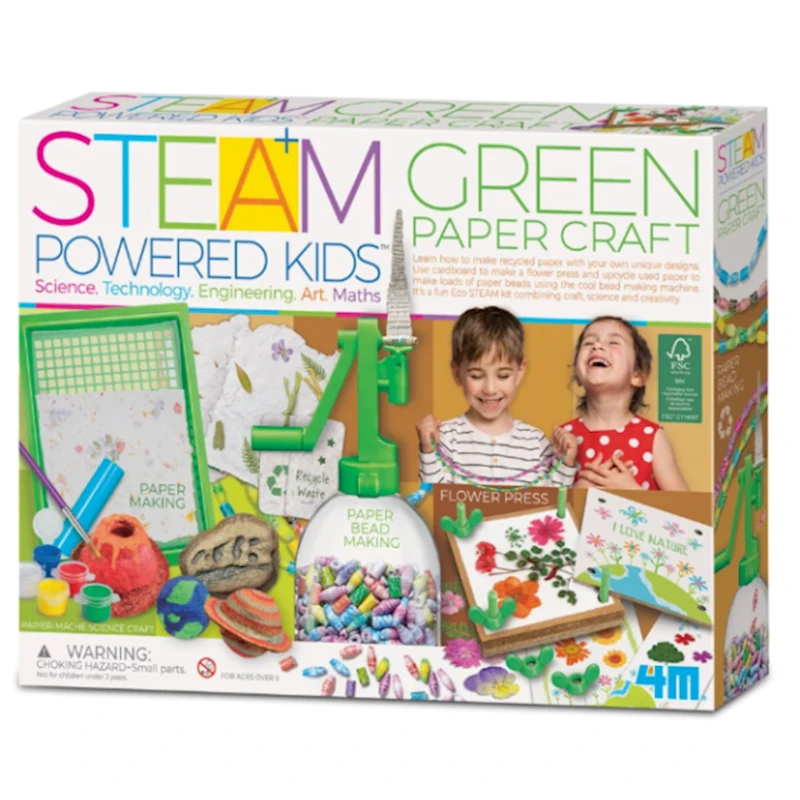 Набор 4M STEAM Powered Kids Green Paper Carft Набор 4M STEAM Powered Kids Green Paper Carft