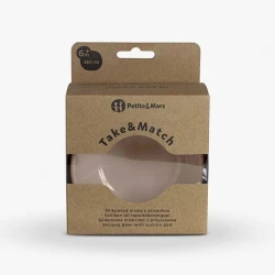 Миска Petite&Mars Take&Match Desert Sand, 360 мл, пищевой силикон, коричневый