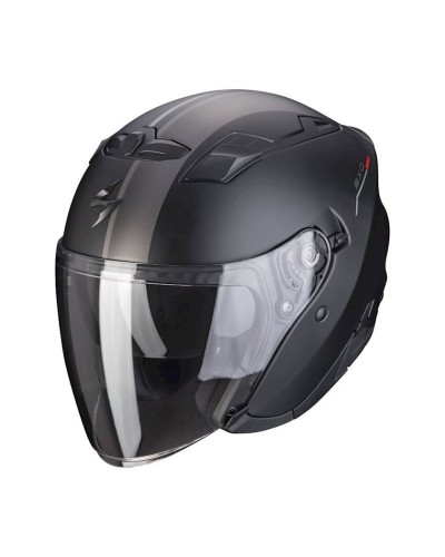 Motosikl dəbilqəsi Scorpion EXO-230 SR Matt Black/Silver/Red, ölçü L