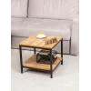 Журнальный стол 42x45x45 см, ЛДСП, коричневый Журнальный стол 42x45x45 см, ЛДСП, коричневый