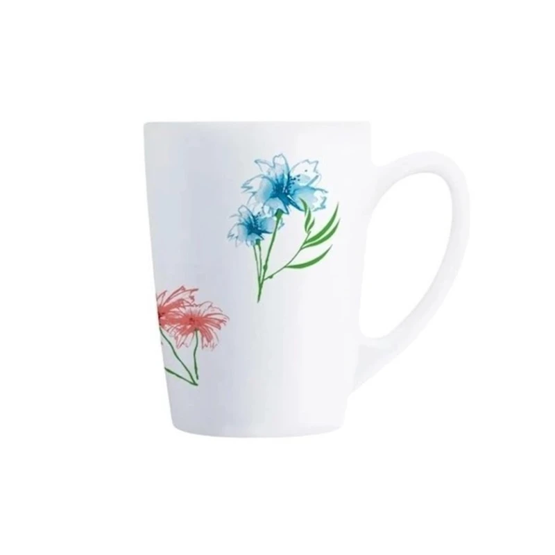 Кружка Luminarc New Morning Prunella, 320 мл, 8x10 см, стекло, белый