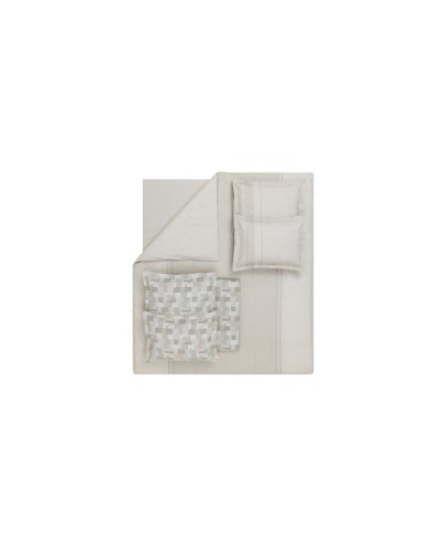 Yataq dəsti Yataş Tanna, yorğan üzü 200x220 sm, mələfə 240х260 sm, yastıq üzü 50x70 sm (4 əd), örtük 230х240 sm, ikinəfərlik, pambıq/poliester, bej