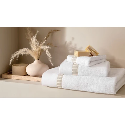 Полотенце банное Yataş Clair, 90х150 см, хлопок, белое