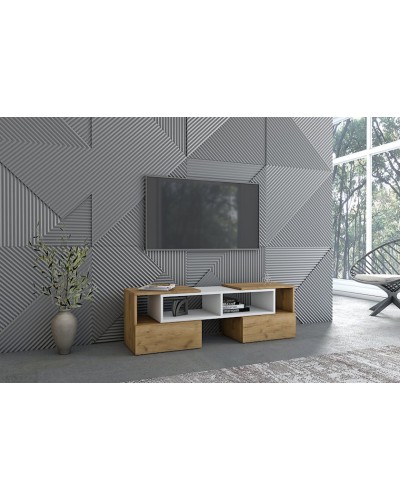 TV üçün tumba Letta,40x35x93.2 sm,LDSP,ağ