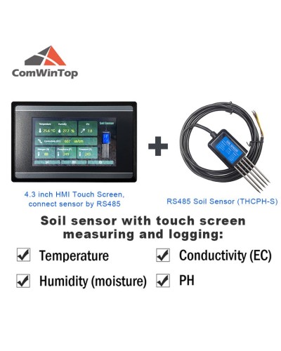 Rütubət və temperatur sensoru HMI