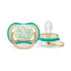 Пустышка Philips AVENT Ultra Air Nighttime SCF377/01, 0-6 мес, силикон