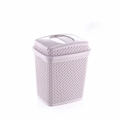 Мусорное ведро Hobby life 011172, пластик, розовое, 25.5x19.7x36.5 см, 10 л