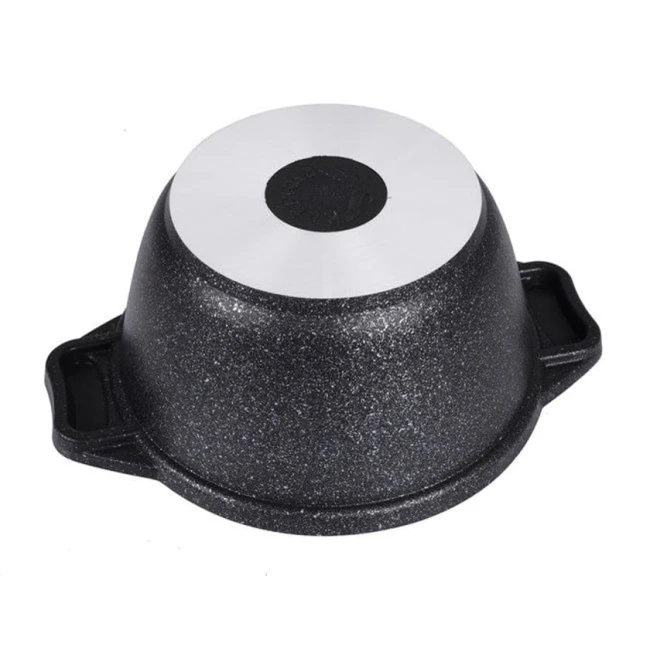 Кастрюля Kukmara Мраморная kmt12a, с крышкой, алюминий, черная, 18.5x10x21 см, 1 л Кастрюля Kukmara Мраморная kmt12a, с крышкой, алюминий, черная, 18.5x10x21 см, 1 л