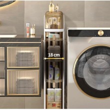 Orqanayzer hamam otağı üçün NH_140DC, plastik, ağ/qızılı, 18x41x98 sm