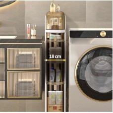 Orqanayzer hamam otağı üçün NH_140DC, plastik, ağ/qızılı, 18x41x98 sm