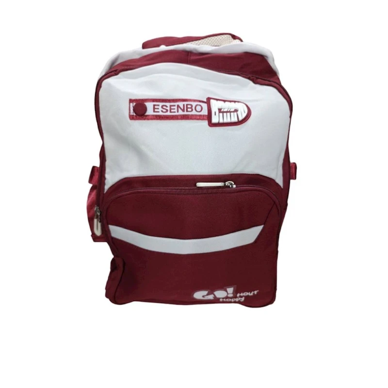 Школьный рюкзак M-136_S_1, нейлон, бордовый