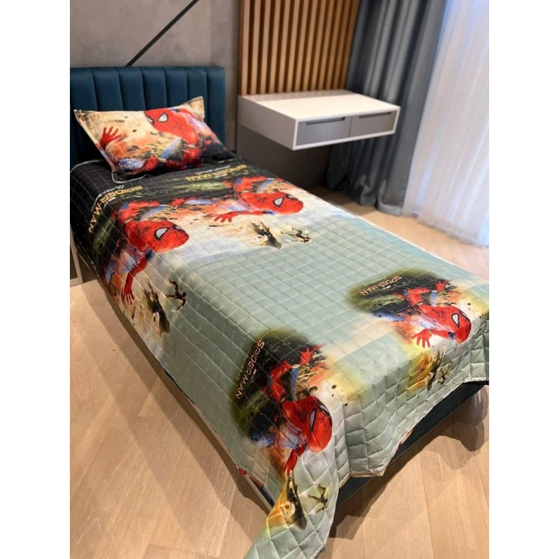 Комплект покрывала и наволочки Sahara 0000164, покрывало 170x230 см, наволочка 50x70 см (1 шт), для мальчиков, бамбук, разноцветный Комплект покрывала и наволочки Sahara 0000164, покрывало 170x230 см, наволочка 50x70 см (1 шт), для мальчиков, бамбук, разноцветный