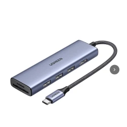 USB хаб Ugreen 20956A USB-C 6-in-1 Grey USB хаб Ugreen 20956A USB-C 6-in-1 Grey