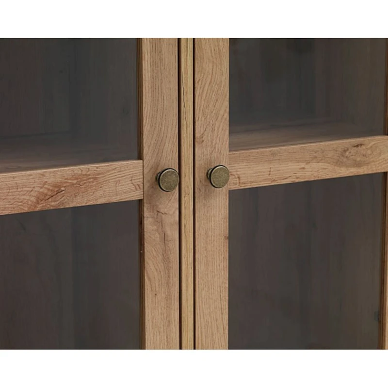 Витрина JYSK Skals 3600291, 71х81х35 см, ХДФ/МДФ, коричневый Витрина JYSK Skals 3600291, 71х81х35 см, ХДФ/МДФ, коричневый