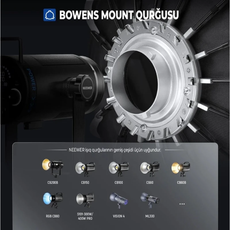 Софтбокс Neewer SF85Q 85 см, черный Софтбокс Neewer SF85Q 85 см, черный