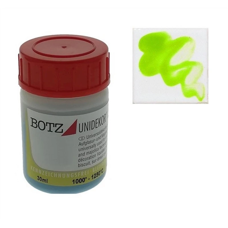 Краска для керамики Botz Unidekor 4016, салатовый, 30 мл