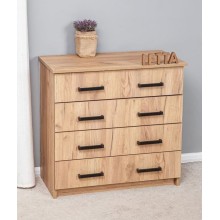 Komod Letta, 72x39x75 sm, LDSP, qəhvəyi