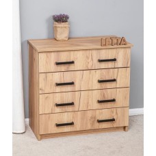 Komod Letta, 72x39x75 sm, LDSP, qəhvəyi