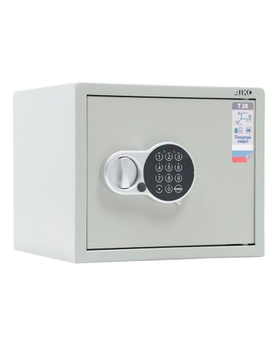 Mebel seyfi AIKO T 28, elektron kodlu, boz
