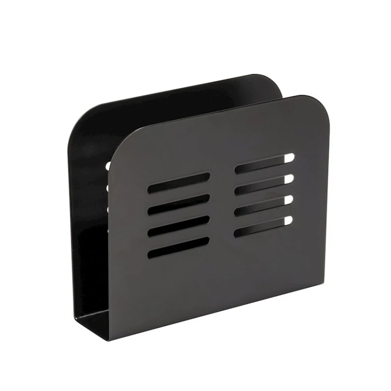 Салфетница Wenko 15x4x12.5 см, металл, черная Салфетница Wenko 15x4x12.5 см, металл, черная