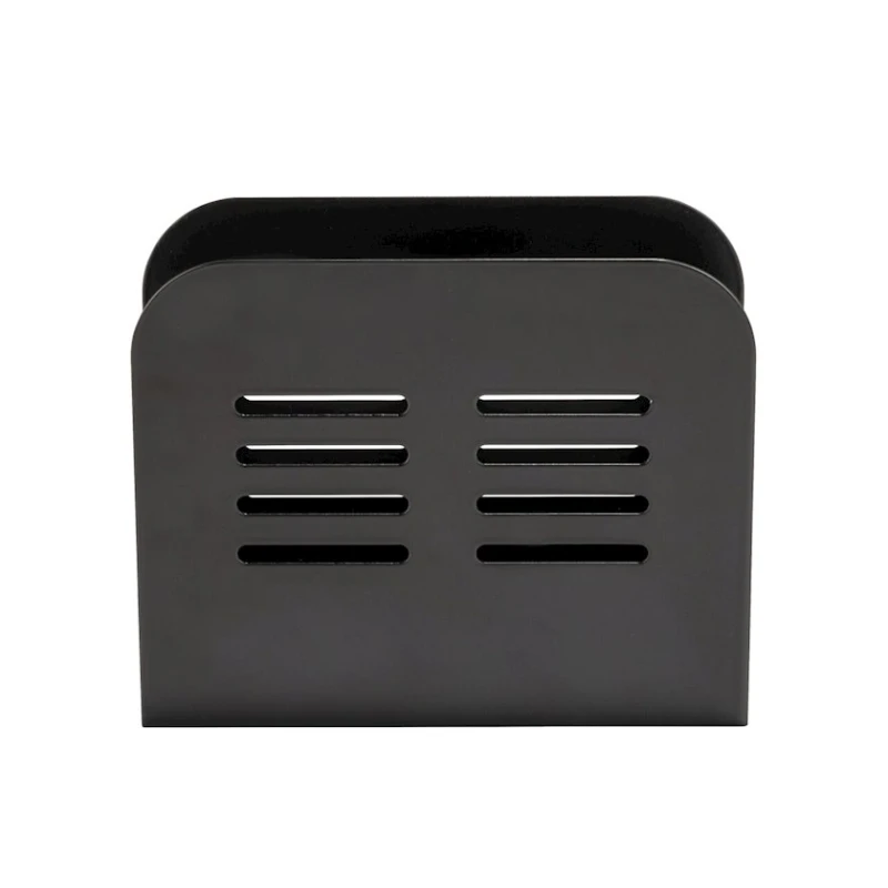 Салфетница Wenko 15x4x12.5 см, металл, черная Салфетница Wenko 15x4x12.5 см, металл, черная