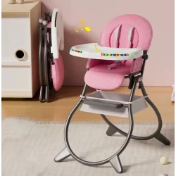 Uşaq yedizdirmə oturacağı GS_966, çəhrayı, 3+ yaş