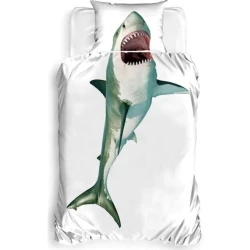 Uşaq yataq dəsti DantelTeks-061, birnəfərlik, ağ