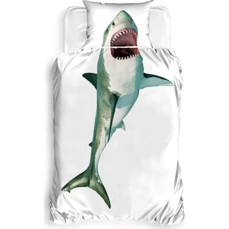 Uşaq yataq dəsti DantelTeks-061, birnəfərlik, ağ