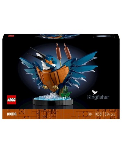 Konstruktor LEGO Icons Kingfisher Bird 10331, 18+ yaş, 834 hissə