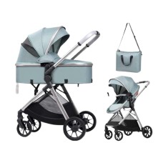 Uşaq arabası Kidilo V5, açıq yaşıl