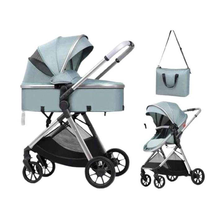 Детская коляска Kidilo V5, светло-зеленая