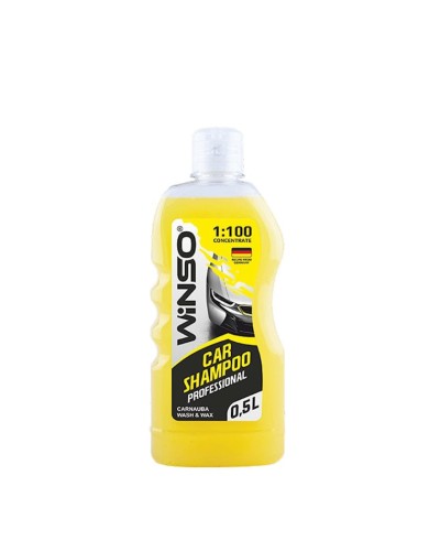 Əl ilə yuma vasitəsi Winso Car Shampoo Carnauba, 500 ml