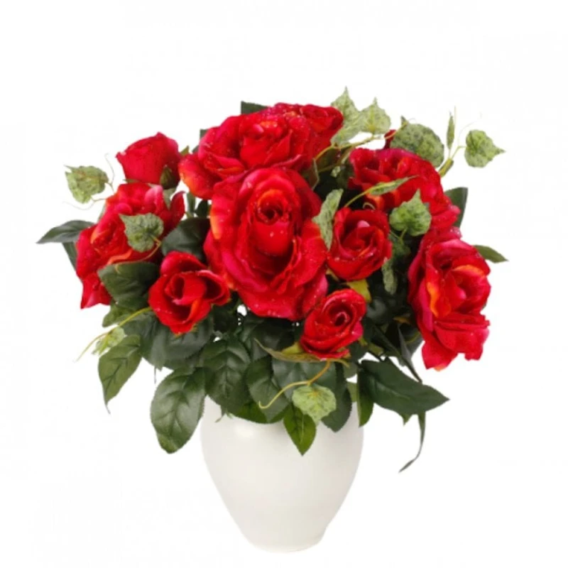 Букет искусственных цветов Роза, 41 см, товар в ассортименте, 12 шт