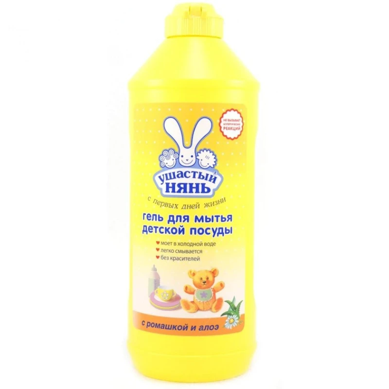 Средство для мытья детской посуды Ушастый нянь ромашка и алое 500 мл Средство для мытья детской посуды Ушастый нянь ромашка и алое 500 мл