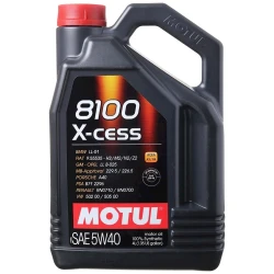 Motor yağı Motul 8100 X-cess gen2 5W-40, 4 l