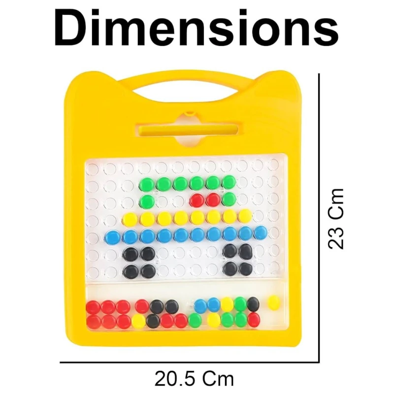 Магнитная доска для рисования Dot Magpad, для детей, желтая