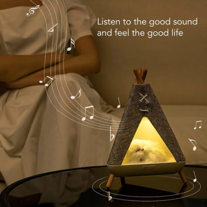 Uşaq lampası vm027, ağ/qəhvəyi, 15х15х20 sm