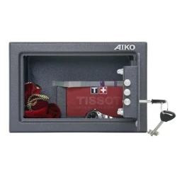 Мебельный сейф Aiko T-170 KL, с ключом, графитовый, 170x260x230 мм