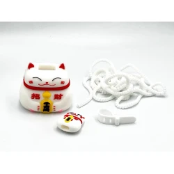 Şarj cihazı üçün çexol Pişik, silikon, ağ