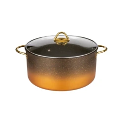 Qazan Morelli 4803 24 sm, qızılı