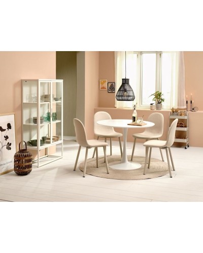Stul JYSK EJSTRUP, bej, 54x46x86 sm, 4 əd