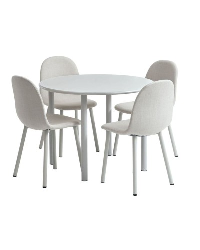 Stul JYSK EJSTRUP, bej, 54x46x86 sm, 4 əd