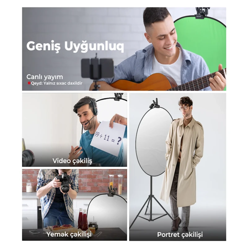 Комплект держателей для рефлектора Neewer 2шт. Комплект держателей для рефлектора Neewer 2шт.