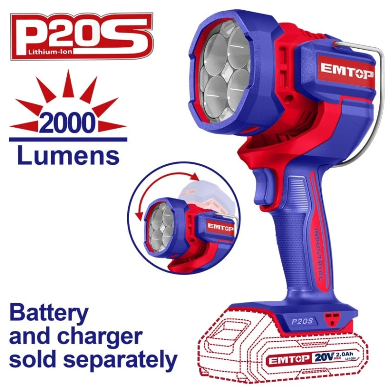 Светодиодная лампа Emtop ELWLI2088, 20V 2000lm