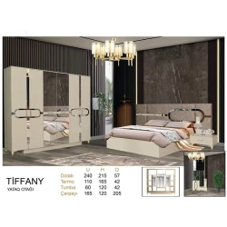 Спальный гарнитур Tiffany, кремовый Спальный гарнитур Tiffany, кремовый