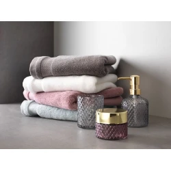 Полотенце для рук JYSK Nora By Kronborg, 50x100 см, хлопок, серый