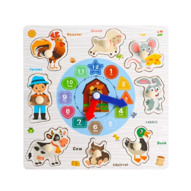 Развивающая игрушка, 22.5x22.5x1.5 см