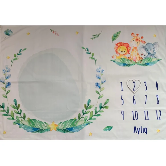 Təqvim örtük uşaqlar üçün Lay_POL_KAL_023, 130x110 sm Təqvim örtük uşaqlar üçün Lay_POL_KAL_023, 130x110 sm