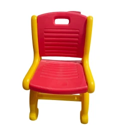 Детский стул ZTW-KR5, пластик, желтый/красный, 30х30 см Детский стул ZTW-KR5, пластик, желтый/красный, 30х30 см